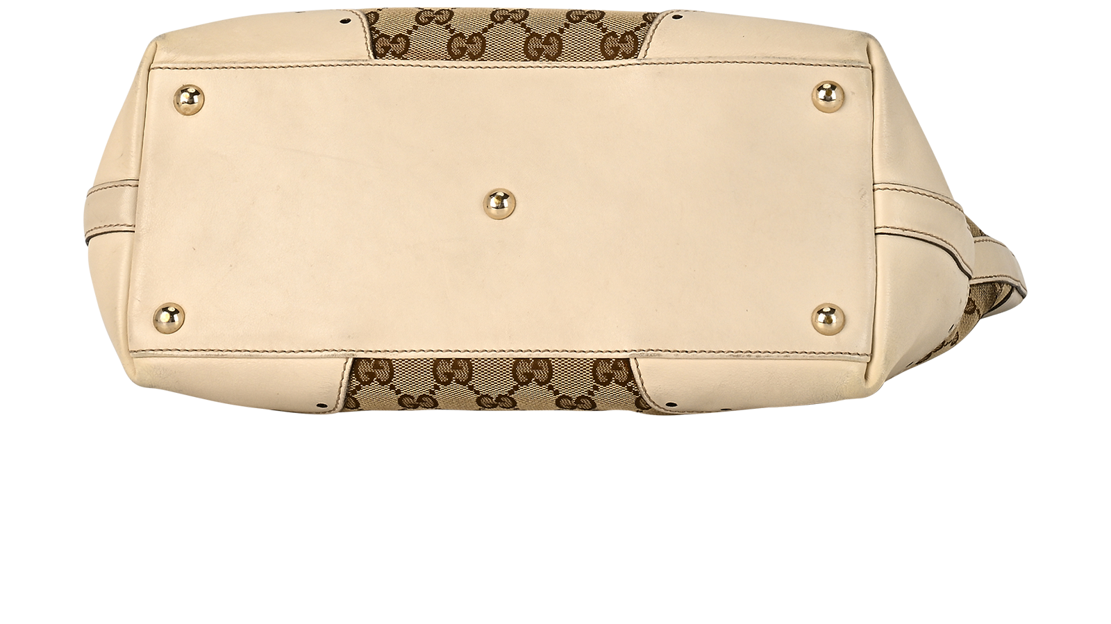 Punch Tote, &pound;250, Handbags, Beige/Cream, Canvas/Leather, Top view